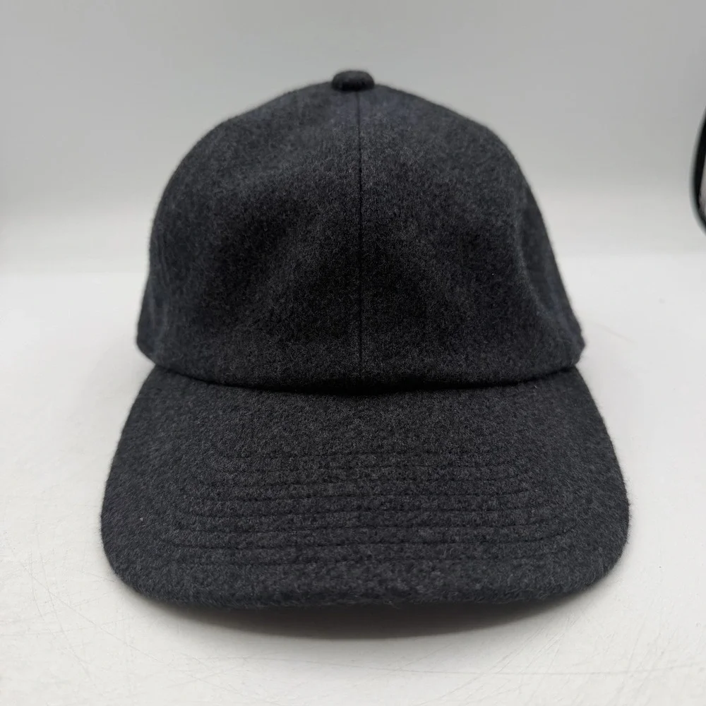 Allbirds The Cap Hat‎ Strapback Adjustable Natural Black Wool Blend Unisex OSFM